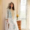 Muslim Women Embroidered Dubai Arabian Loose Dress Evening Dress Eid Robe