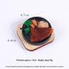 3D Teppanyaki Steak and Sushi Keychain - Japanese Food Toy Bag Charm