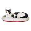 Reversible Cozy Bed - TRIXIE - 47 × 38 Cm - White and Red - For Cats