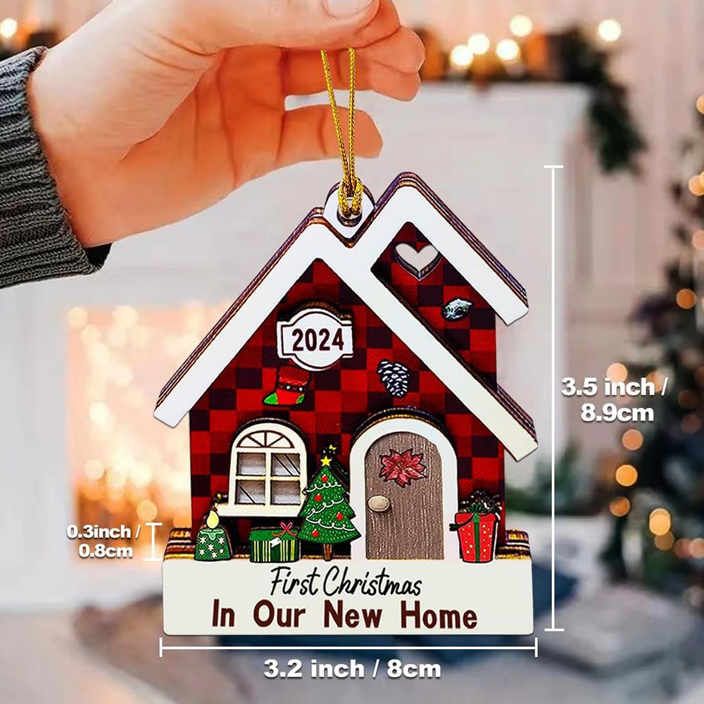 2pcs Christmas Home Ornament Housewarming Gifts for Women, Couple, New Home Gift