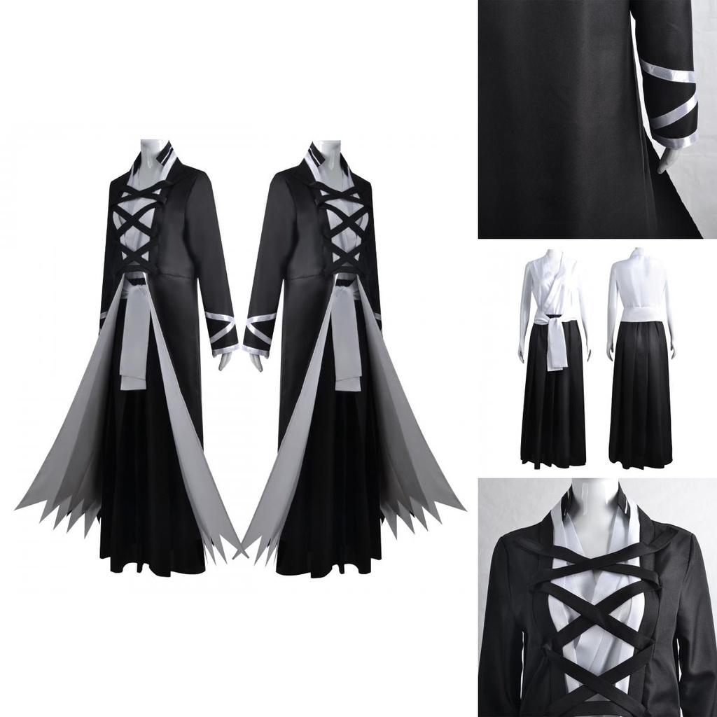 High Quality Bleach Kurosaki Ichigo Robe Cosplay Costume Halloween Carnival Party