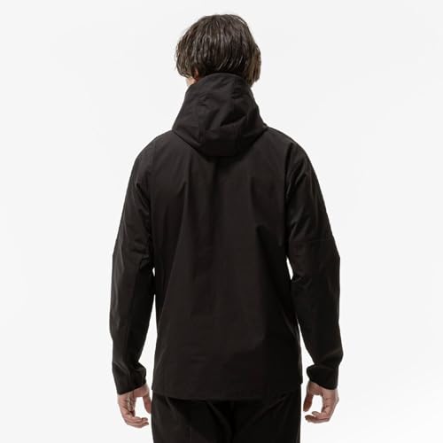 Training Wear Proof Stretch Jacket, Water-Repellent, 32MCC570, Men's, Black, Size M