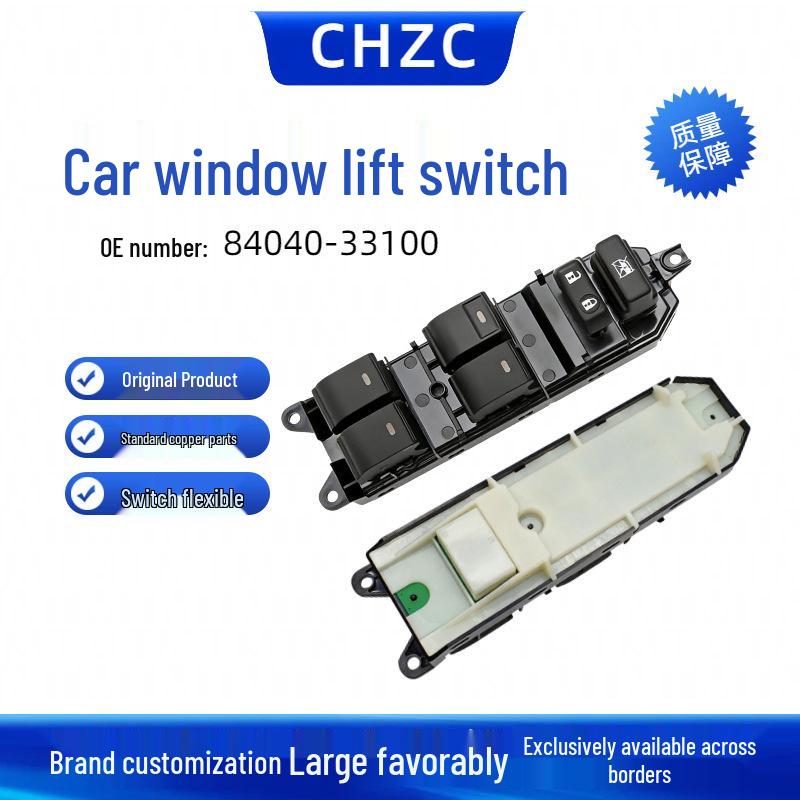 Toyota Window Regulator Switch for Reiz, Prado, Crown, Prius, and Land Cruiser (Part No. 84040-33100) Electric