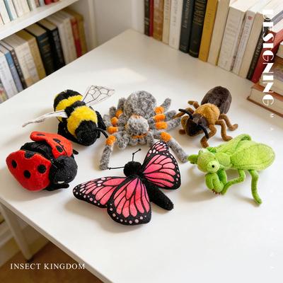 Small Insect Plush Toy Creative Stuffed Doll Bee Ant Butterfly Little Souvenir Birthday Gift