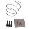 Adhesive Wall Mount Hair Dryer Holder Rack Blower Organizer Shelf Spiral Stand
