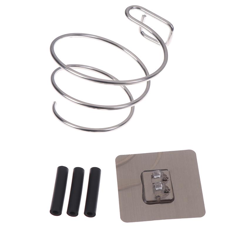 

Клейкий настенный держатель для фена, стойка, органайзер для воздуходувки, полка, спиральная подставка