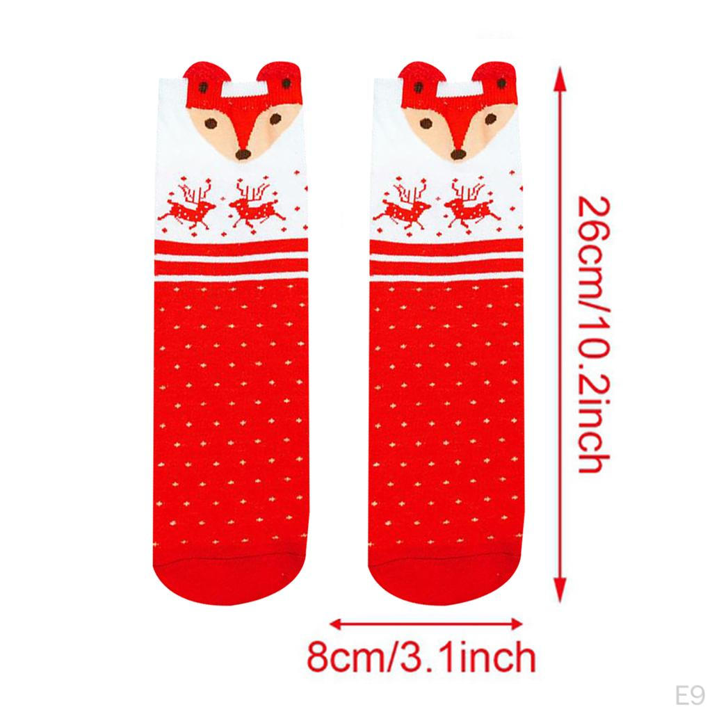 1 Or 4 Pack Girls Ankle Sock Adult Novelty Funny Christmas Socks