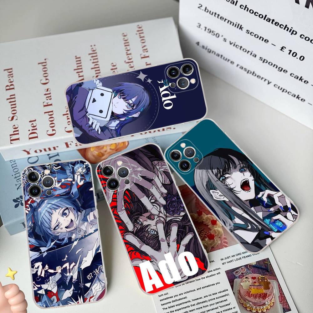 Virtual Singer Ado For IPhone 17 16 15 14 13 12 11 Pro Max Plus Mini Funda For Transparent Cover