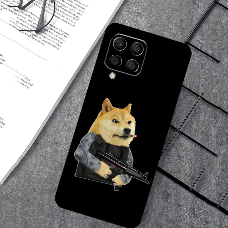Cheems Doge Meme Funny Doggy Case For Samsung Galaxy M54 M32 M52 M15 M11 M12 M13 M14 M06 M16 M36 M56 M31 M53 M35 M55 M34