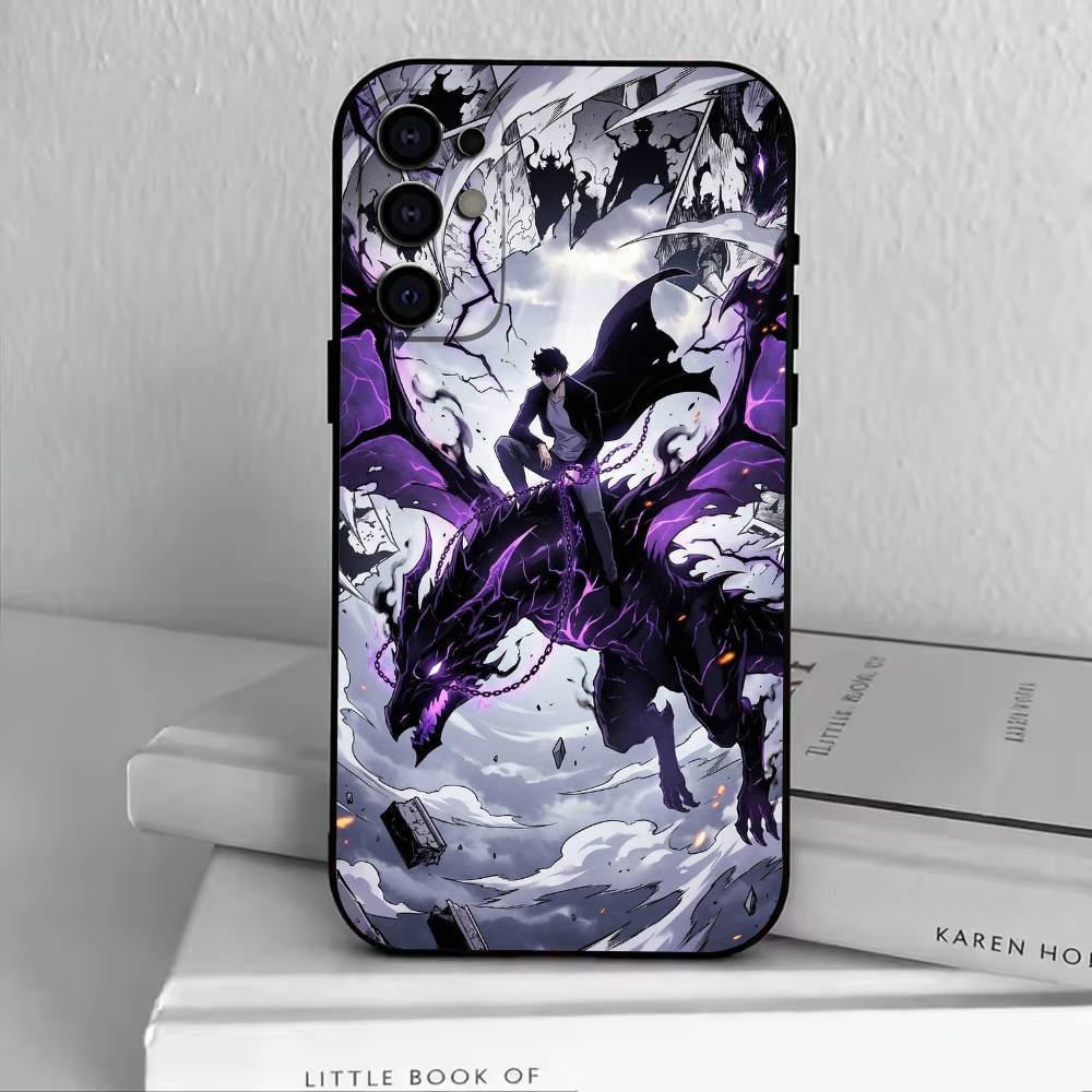 S-Sung Jin-woo  Phone Case For Samsung S25,S24,S21,S22,S23,S30,Ultra,S20,Plus,Fe,Soft Silicone Black Cover