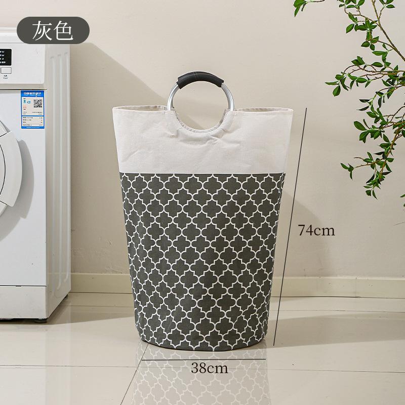 

Folding dirty clothes basket bathroom large-capacity cloth clothes storage bucket lantern printed dirty clothes basket светло-желтого
