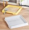 Stainless Steel Large Dog Toilet with Anti-Stomp Mesh for All Dog Sizes