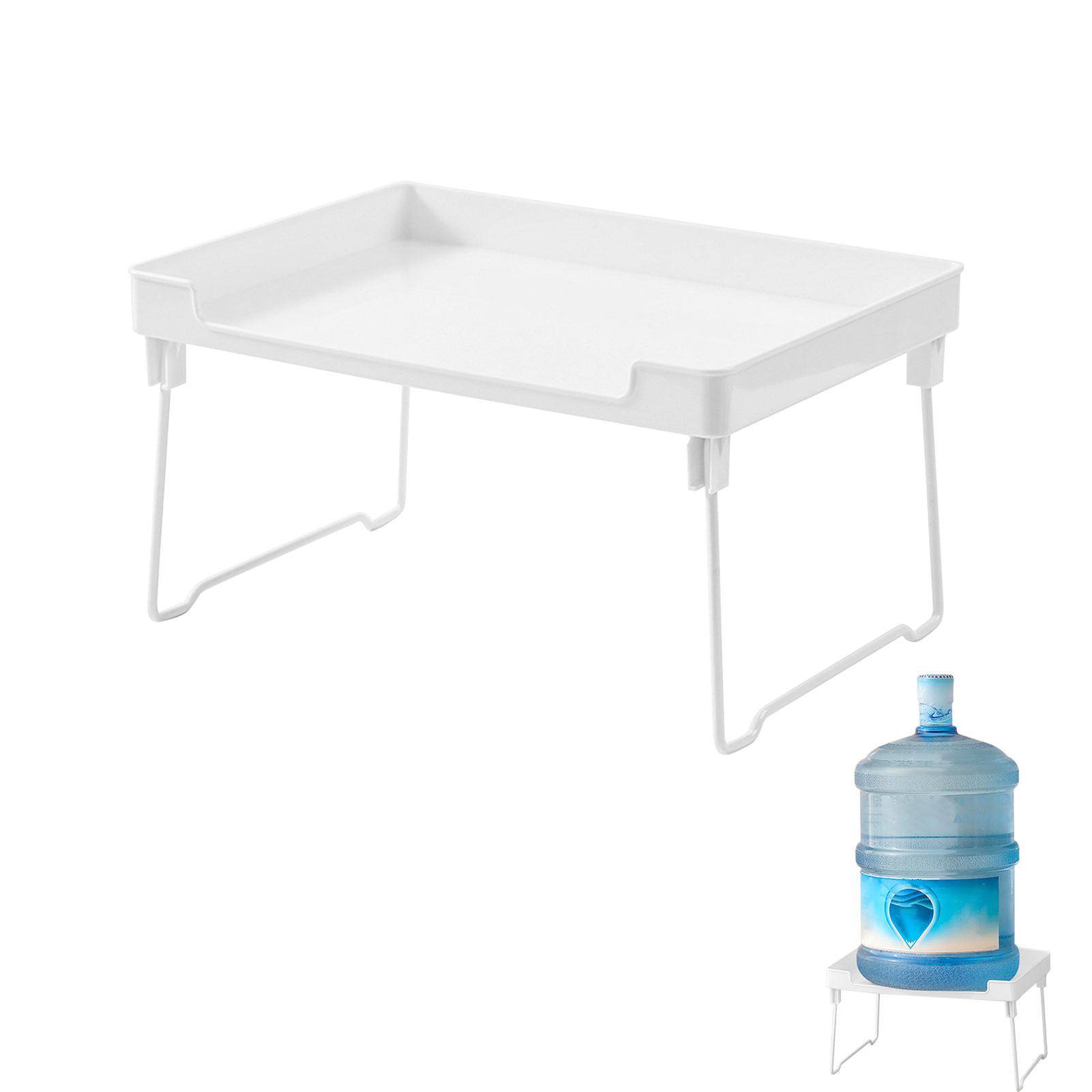 

Foldable Storage Rack Multifunctional Space saving Plastic Organizer for Kitchen Bathroom Single pack