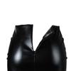Hohe Gürteltasche Hüfte Kurzen Rock Weiblichen Rock Nachtclub PU Leder Reißverschluss Sexy Schwarz Hübscher Schlank Mode Lederrock