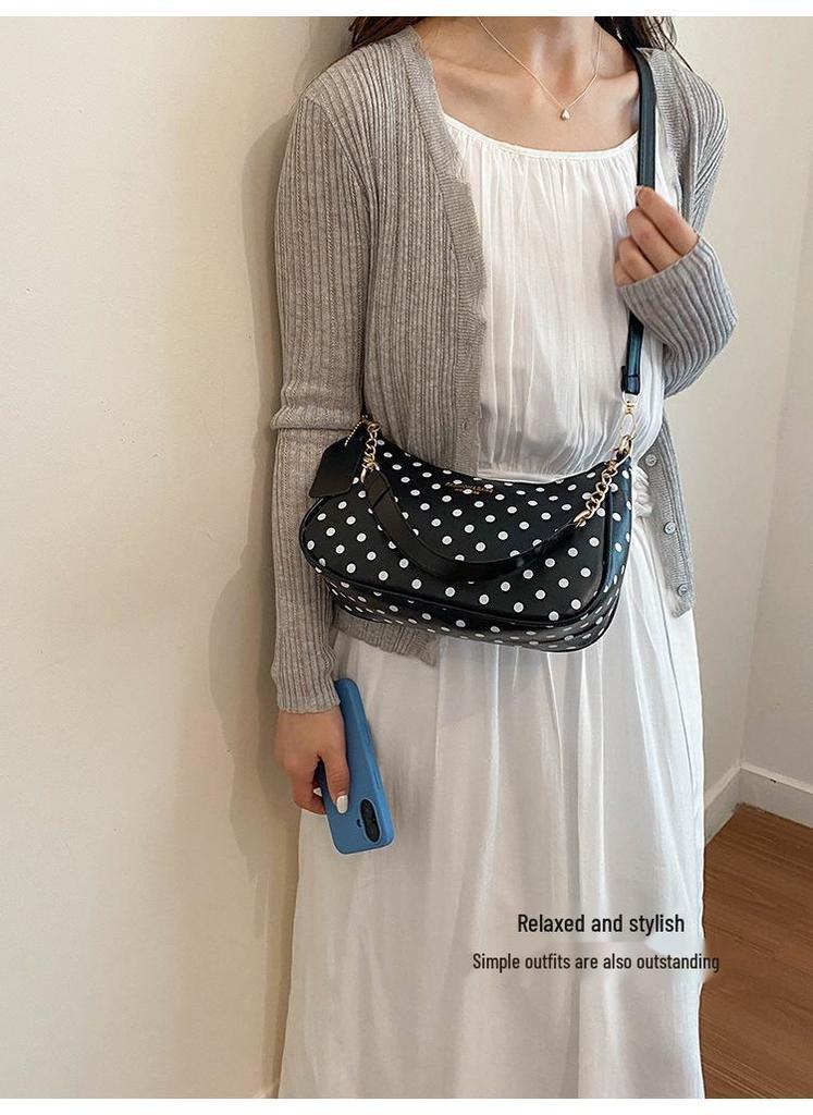 Summer 2026 Polka Dot Underarm Bag – Stylish, Cute, Versatile, and Casual Coin Purse for Women