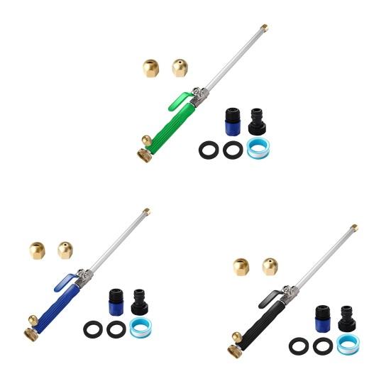 Upgraded Jet Nozzle for Garden Hose Power Washer Wand Hydro Jet High Pressure Washer Tools with 2 Different Nozzles And Hose Quick Connectors