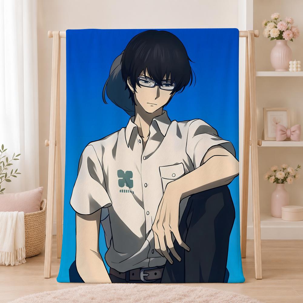 Popular Anime Z-Zankyou No TerrorS Throw Summer Flannel Throw Blanket Soft Antistatic Washable KidFriendly Couch Bed
