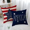 Independence Day Throw Pillow Case Usa Fourth Of July Freedom Independence Linen Home Living Room Sofa Pillow Case