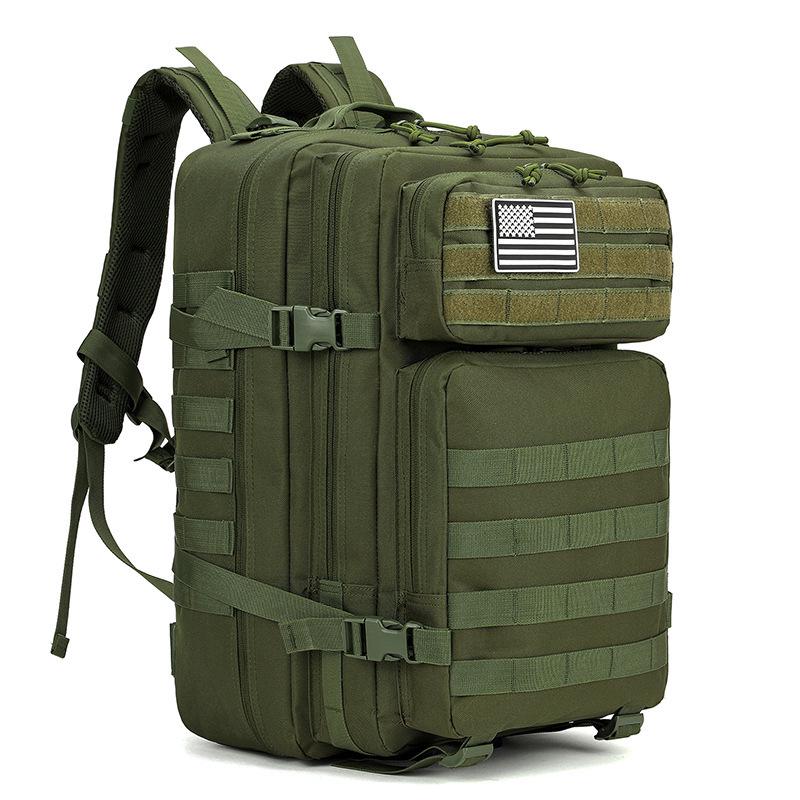 

Camouflage Waterproof Tactical Backpack - Wear-resistant, Multifunctional, Double Shoulder for Hiking, Camping, Mountaineering, Large 3P Design