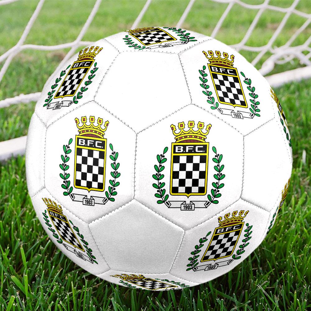 Boavista FC Size 5 Soccer Ball, Machine-Stitched PVC, Durable & High Bounce, All Ages Fit, Fan Merchandise, Matches & Outdoor Use.
