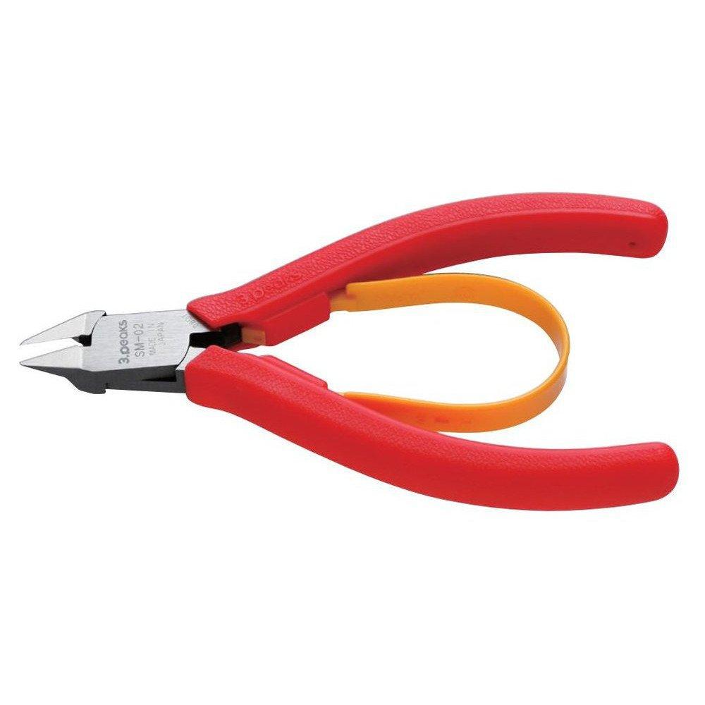 Mini Plastic Nippers with Plastic 3.peaks Spring, 100mm, SM-02A