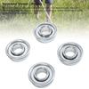 4PCS Heavy Duty Lawn Mower Bearings Silver Wheel Drive Mower Bearings Durable Mower Shaft Bearings