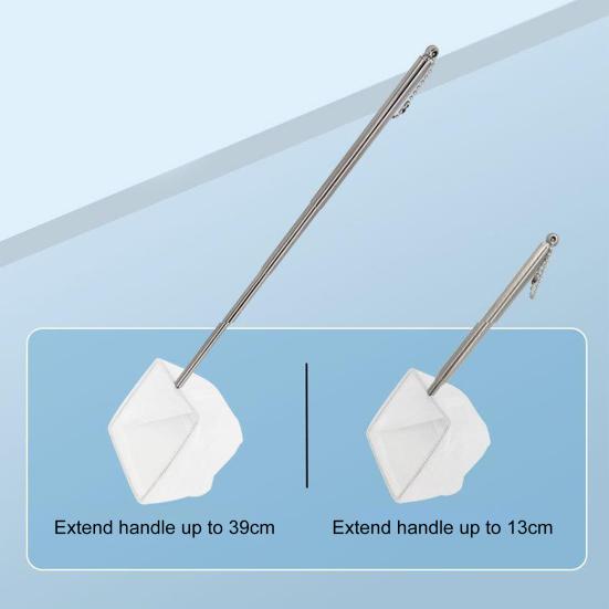 Fishing Net Aquarium Fishing Mesh Telescopic Long Handle Flexible Durable Fish Tank