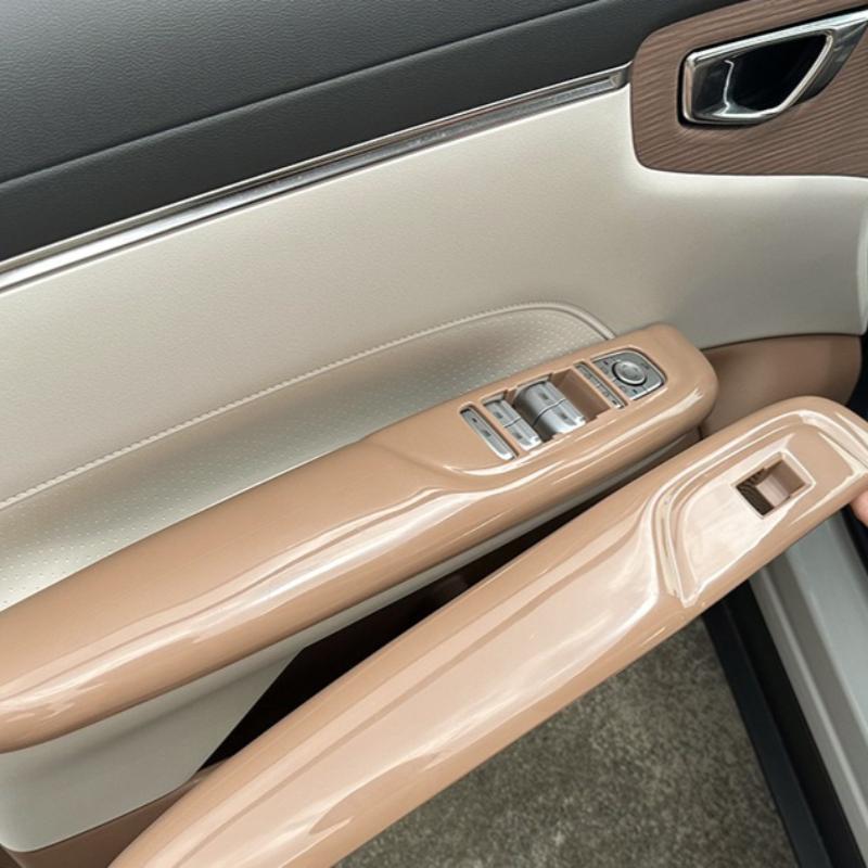 For Wuling Bingo S Car Door Armrest Protector Cover Panel ABS Door Handle Anti-Dirty Cover Car Styling Modification Accessories