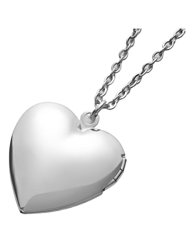 1PC Heart Shaped Friend Photo Picture Frame Locket Pendant for Necklace Jewelry Couple Valentine's Day Gift Romantic