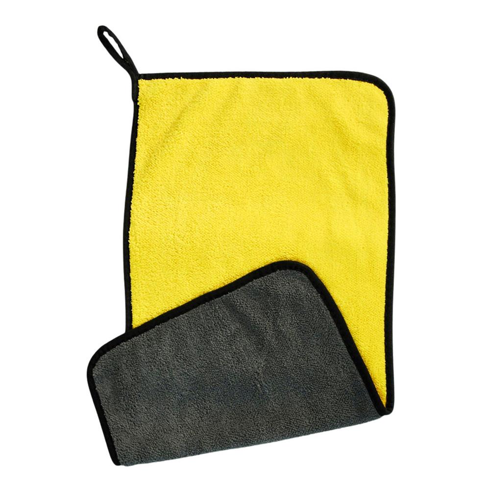 

30*60CM Car Wash Microfiber Towel Car Cleaning Drying Cloth Hemming Car Care Cloth Detailing Car Wash Towel жёлтый