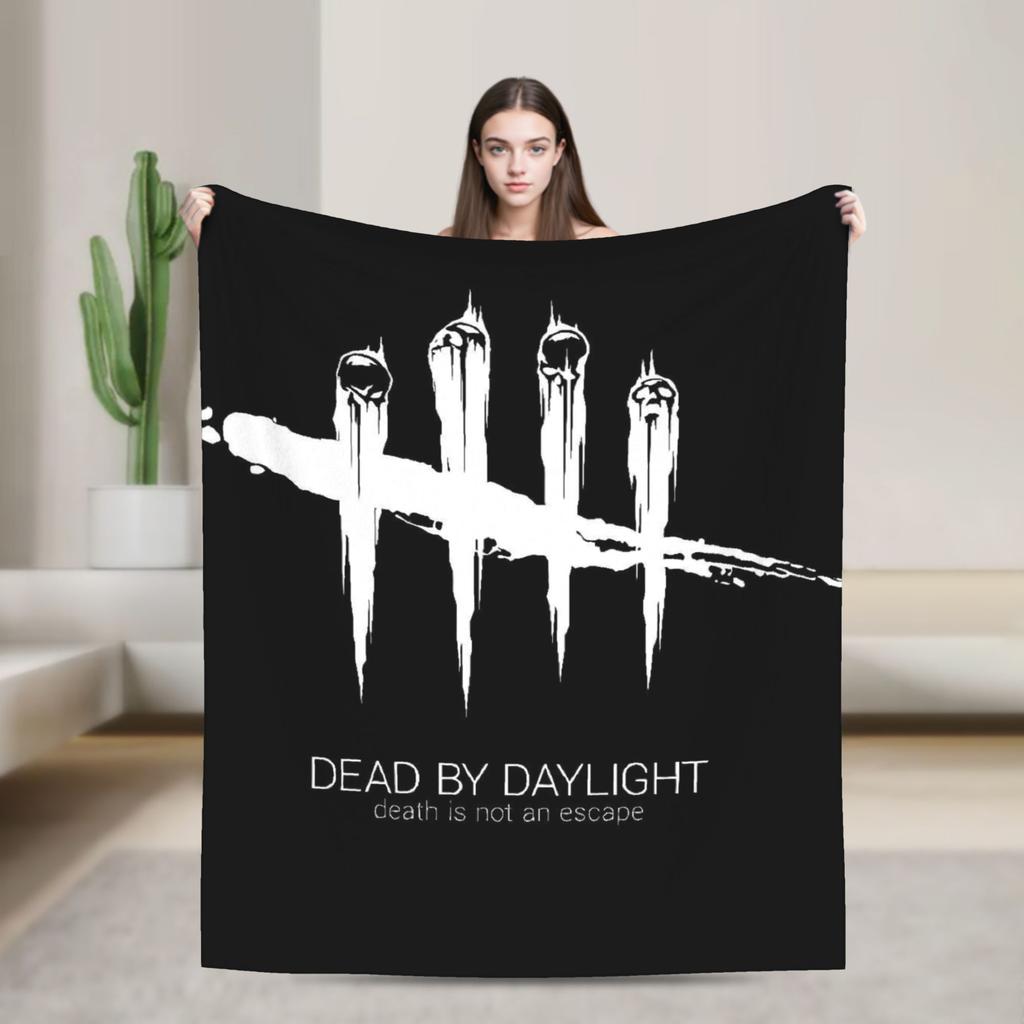 Deads by Daylights Warm Blanket  Picnic Plush Bedding Throws Novelty Outdoor Flannel Bedspread Sofa Bed Cover