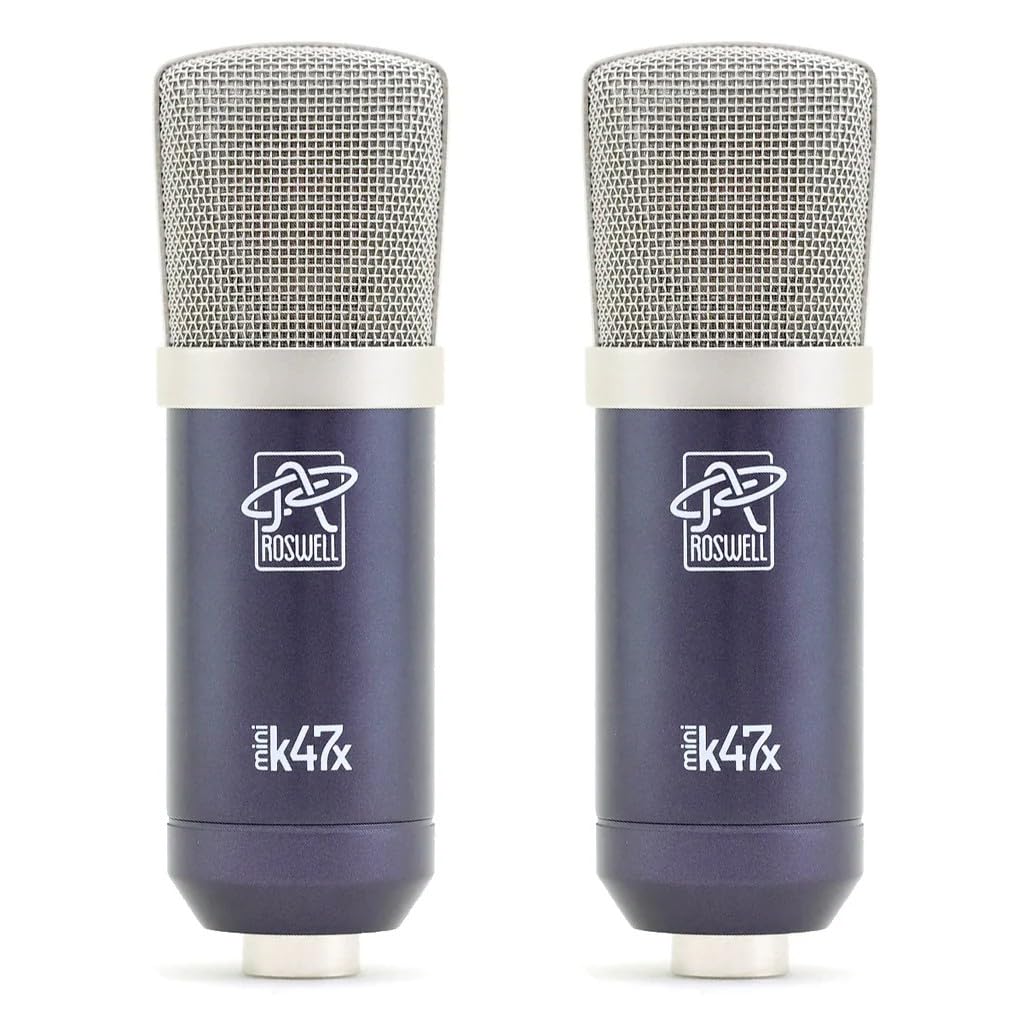 

Roswell Pro Audio Mini K47x Matched Pair Condenser Microphone