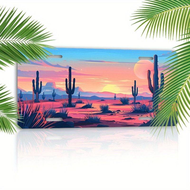 Souvenir Metal License Plate, Custom Auto Sign 15x30cm