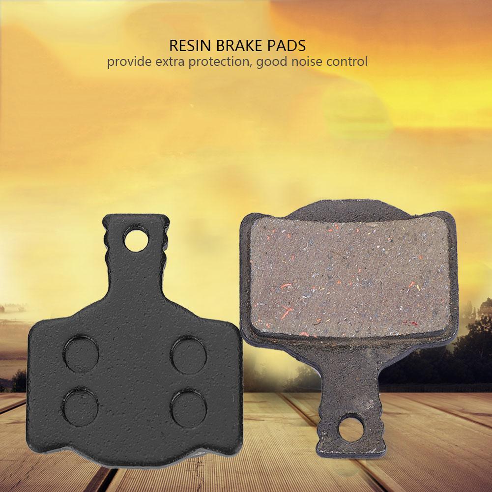 Bike Disc Brake Pads, Resin Pads for MT2/4/6/8 DK17, Quiet and Stable Performance, 4 Pairs in a Pack