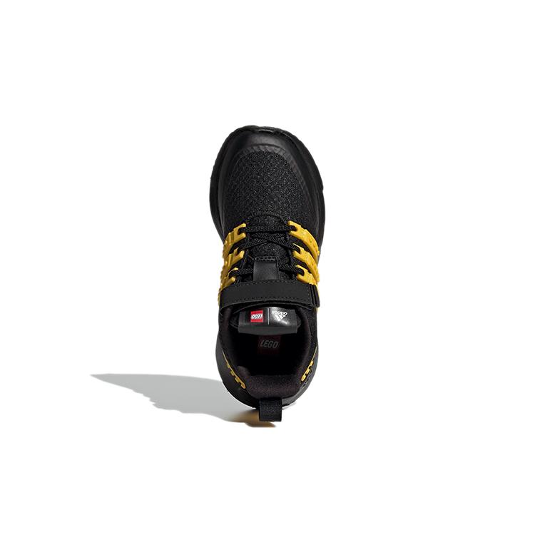 New LEGO x Adidas Racer Tr 1.0 El K Low-Top Kids' Running Shoes Black Yellow Kids' GX3180