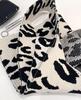 Leopard Print Mini Mini Tote Small Knit [Liberte555] Bag, Bag, Ladies' Bag, Bag, (leopard Print)