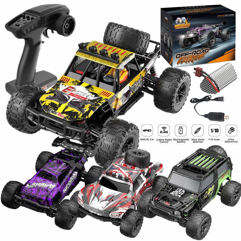1:10 Brushless 4WD High-Speed RC Off-Road Climbing Truck, Electric Semi-Short, 60KM Charging