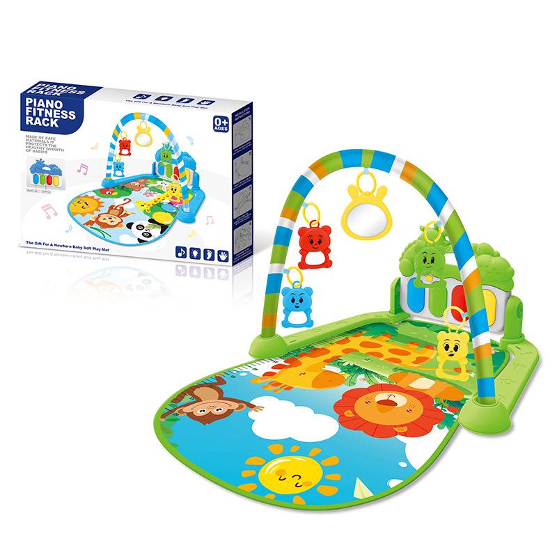 

Трансграничный детский развивающий коврик для новорожденных: Развивающий коврик для пианино и музыкальная педаль