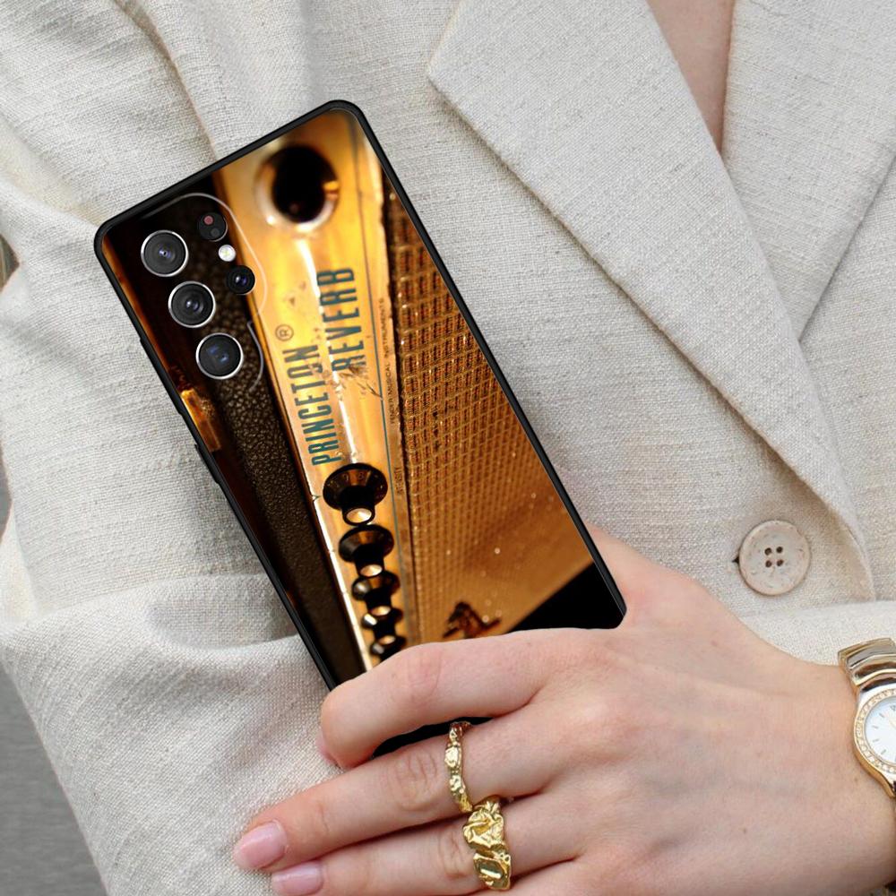Retro Amplifier Cell Phone Case for Samsung Galaxy S26 Ultra S25 S24 S23 S22 S21 S20 Note10 Cover