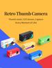 Retro Mini Keychain Camera: 1080P HD, Screen, Portable Thumb Toy