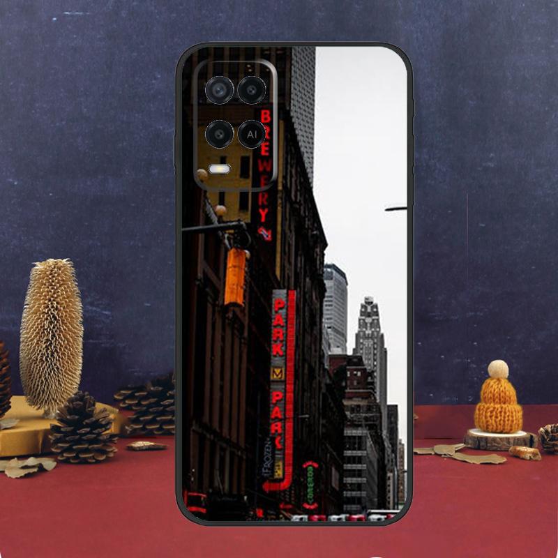 Police Car Case For Oppo A5 Pro A6 A15 A18 A38 A58 A78 A98 A54 A74 A94 A17 A57 A80 A60 A40 A16 A76 A96
