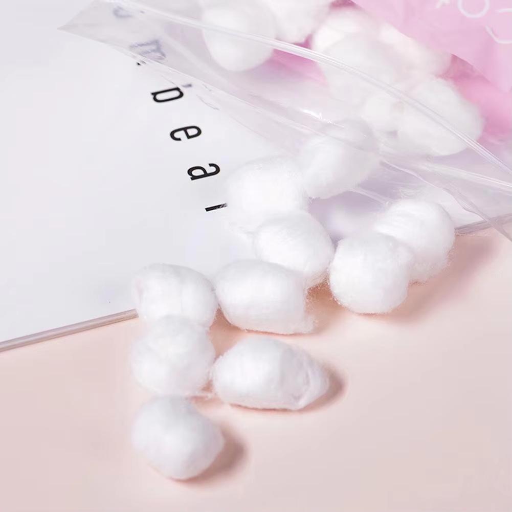 50/100/200 Stück Wattebällchen Nagellackentferner Reinigungsgerät Make-up Watte Nagelkunst Alkohol Desinfektion Zubehör