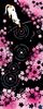Miyamoto Kenema Japanese Tenugui Hand Cherry Cats Enjoying Cherry Blossom Interior Display 51670 Towel, Chū-sen (Dyed Print), Blossoms, Viewing,