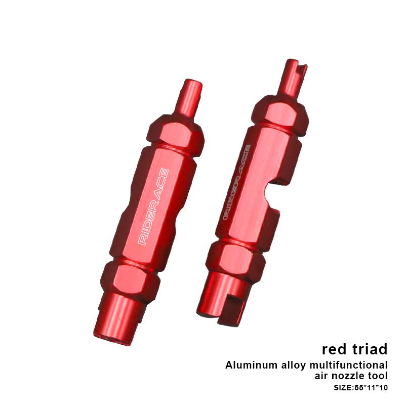 Bicycle Tire Nozzle Wrench MTB Valve Core Tool Cycling Double-head Portable Removal Disassembly Spanner Road Bike Repair Tools