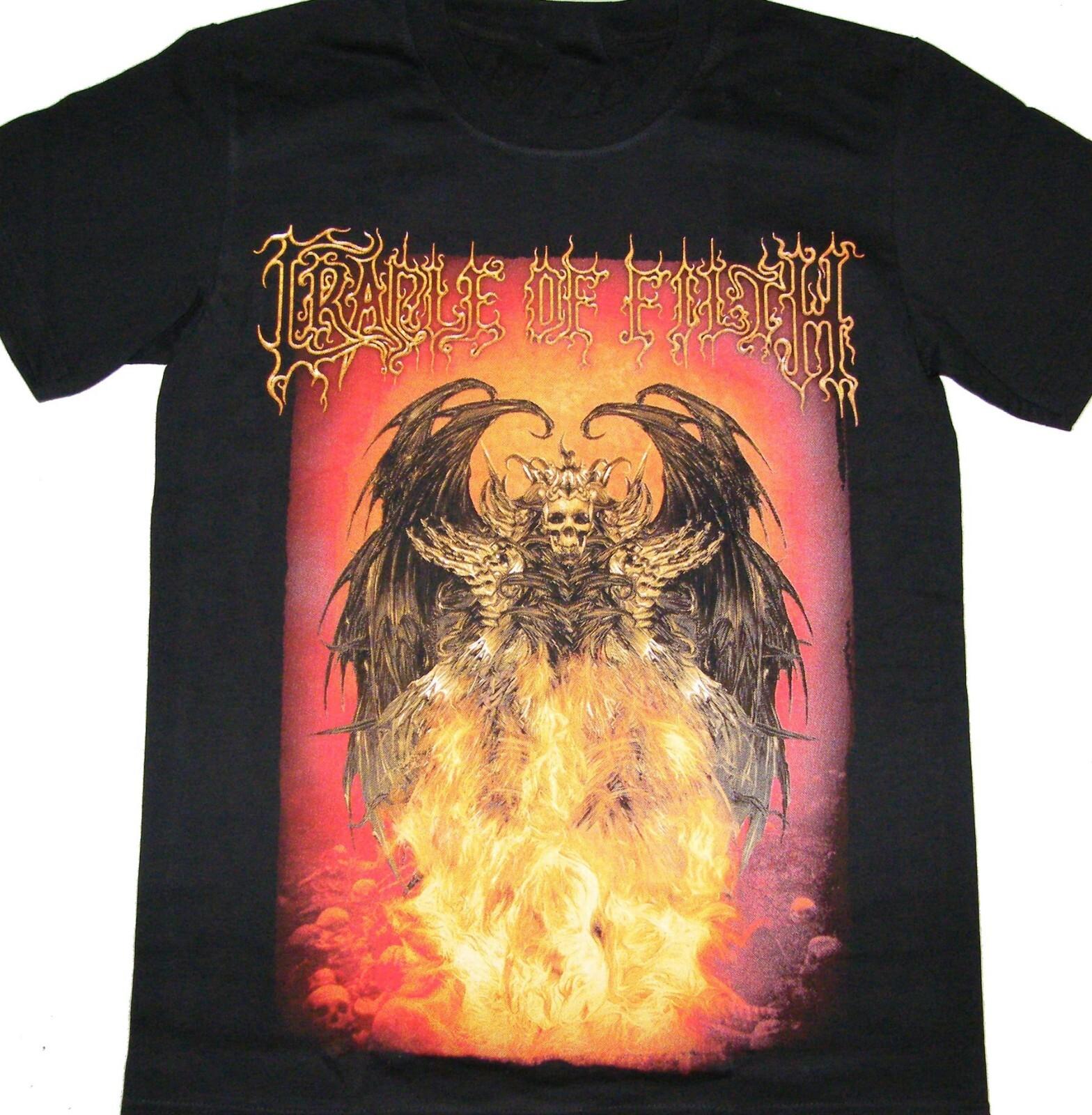 

CRADLE OF FILTH Peace Through Superior Fire Power Black Men S-234XL T-Shirt Mens Womens Tees Top A087 4XL