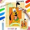 Pluto Ölfarben nach Zahlen Handmalset. Wohnkultur Geschenk