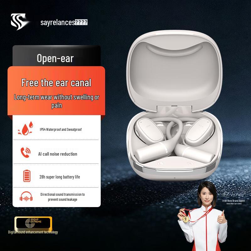 Беспроводные спортивные наушники Sayrelances Sound 10 с открытым акустическим оформлением