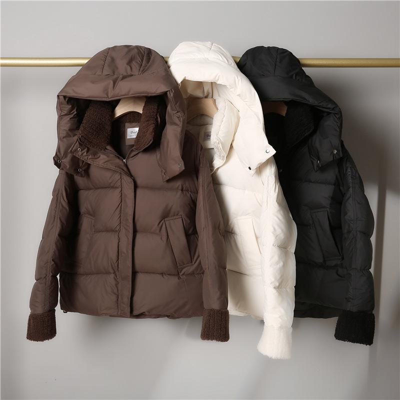 Winter short down cotton-padded clothes women loose thickened small bread clothes cotton-padded jackets fashion hooded jackets tide