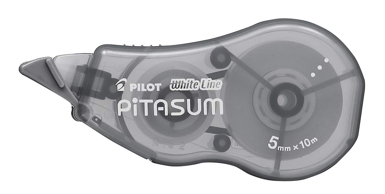 

Pilot Correction Tape White Line Pittasm 5mm x 10m roll ECTE-20PS (Smoky Black)