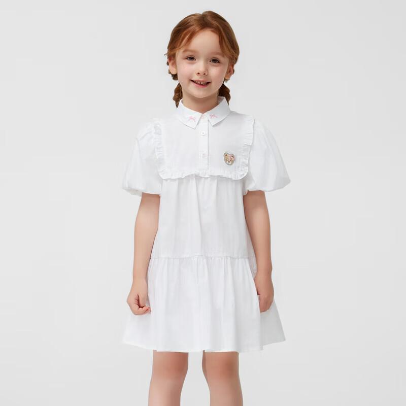 

PawinPaw Girls Cartoon Bear Sweet Ruffle Dress 140